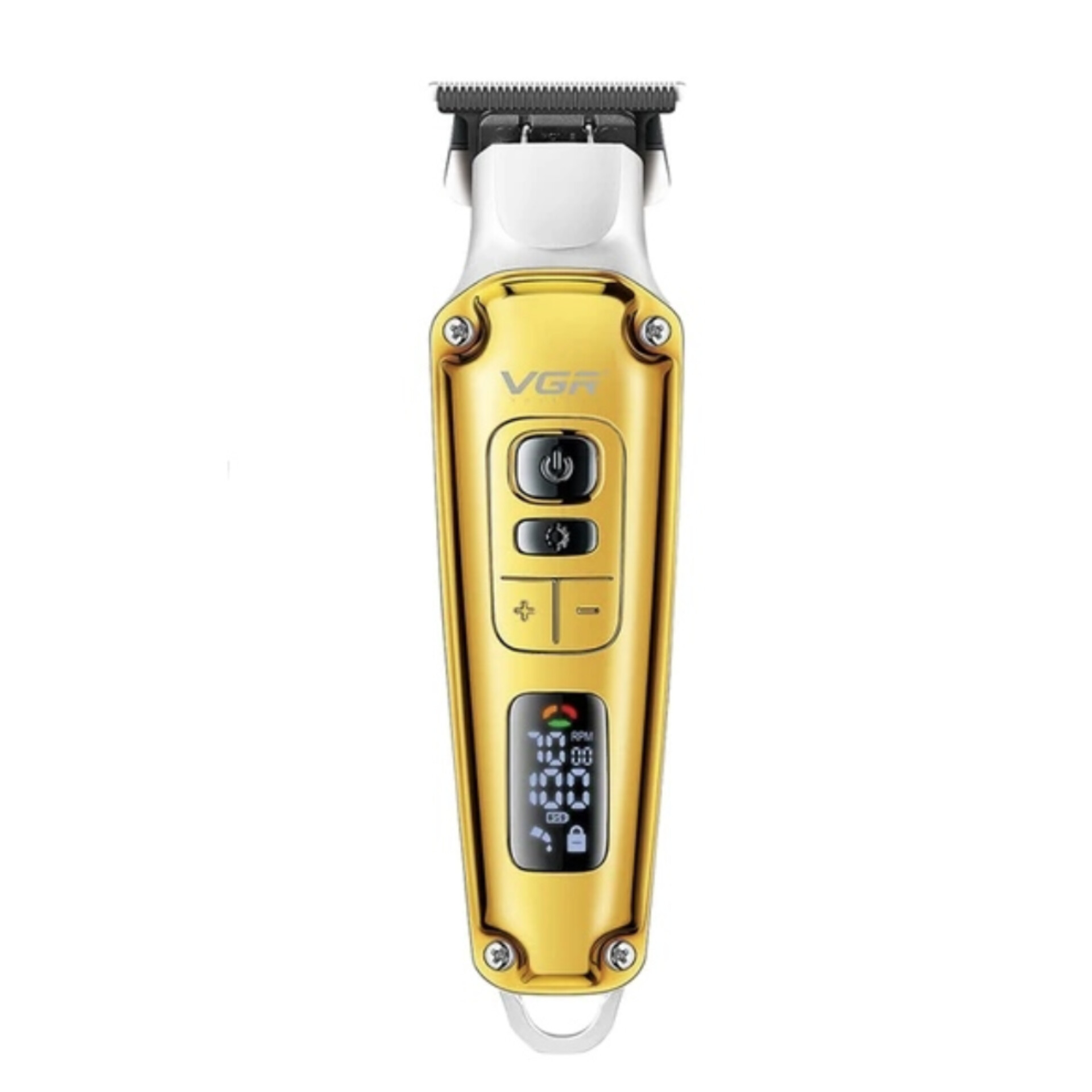 ماشین اصلاح موی سر و صورت تریمر وی جی آر مدل V-931، دارای صفحه نمایش LED، منبع انرژی برق و باتری، اندازه اصلاح 1 تا 7 میلیمتر، جنس تیغه کربن استیل، مدت زمان شارژ 150 دقیقه و مدت زمان استفاده پس از شارژ 240 دقیقه ماشین اصلاح موی سر و صورت تریمر وی جی آر مدل V-931، دارای صفحه نمایش LED، منبع انرژی برق و باتری، اندازه اصلاح 1 تا 7 میلیمتر، جنس تیغه کربن استیل، مدت زمان شارژ 150 دقیقه و مدت زمان استفاده پس از شارژ 240 دقیقه