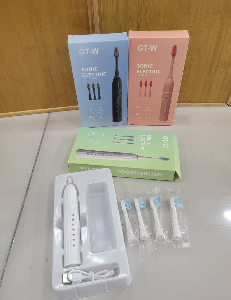 مسواک برقی شارژی خانواده 1214 + (با 4 سری یدک) Sonic GT-W