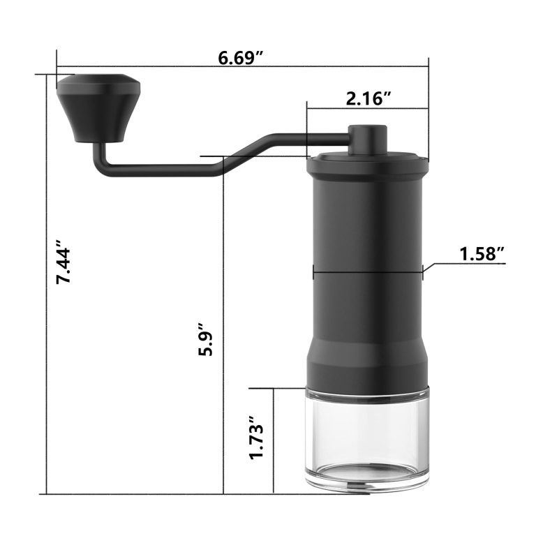 آسیاب قهوه دستی لپرسو مدل LPMCGR 676310