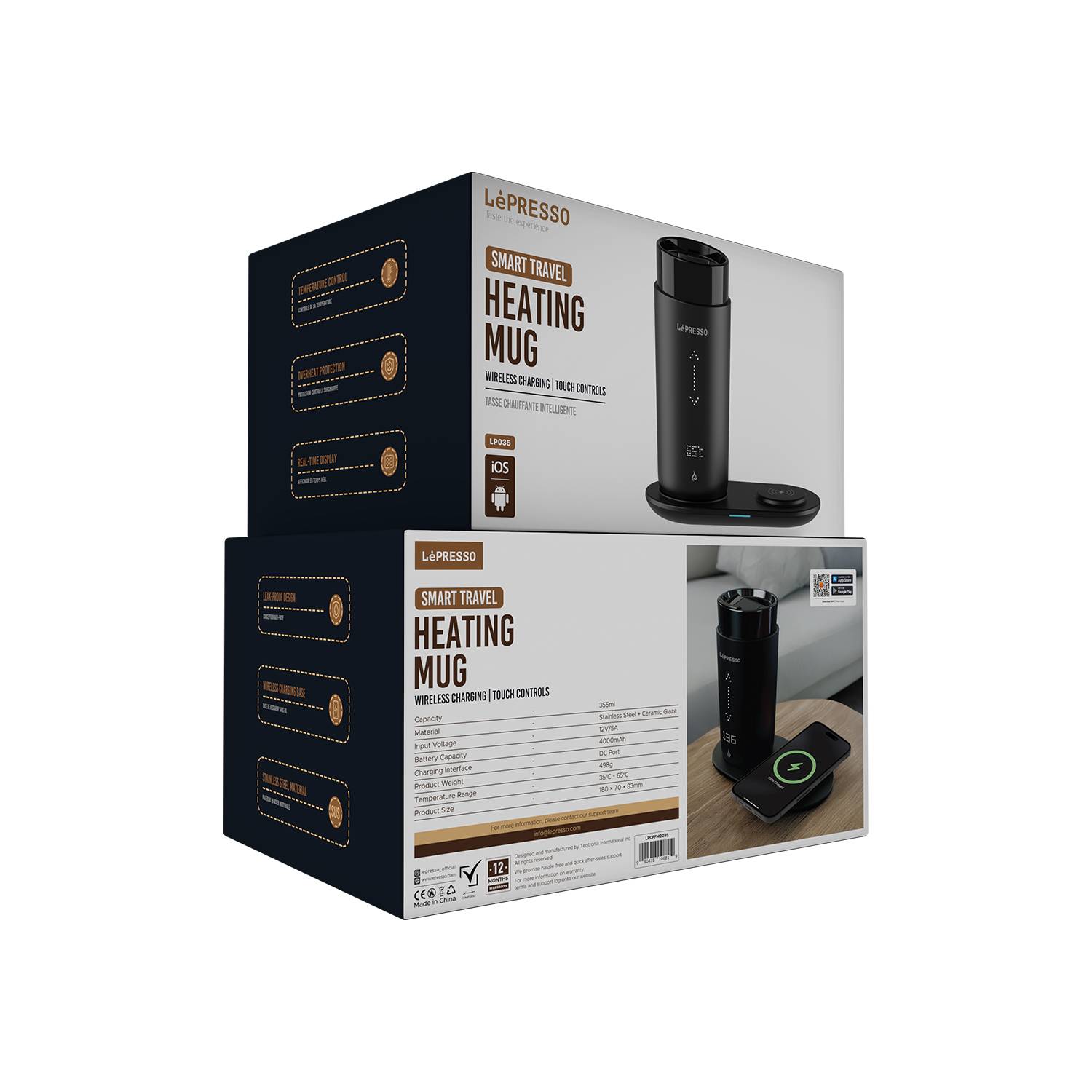 IMG_2035-1 ماگ هوشمند لپرسو LePresso Smart Heating Mug 106819 - Image 1