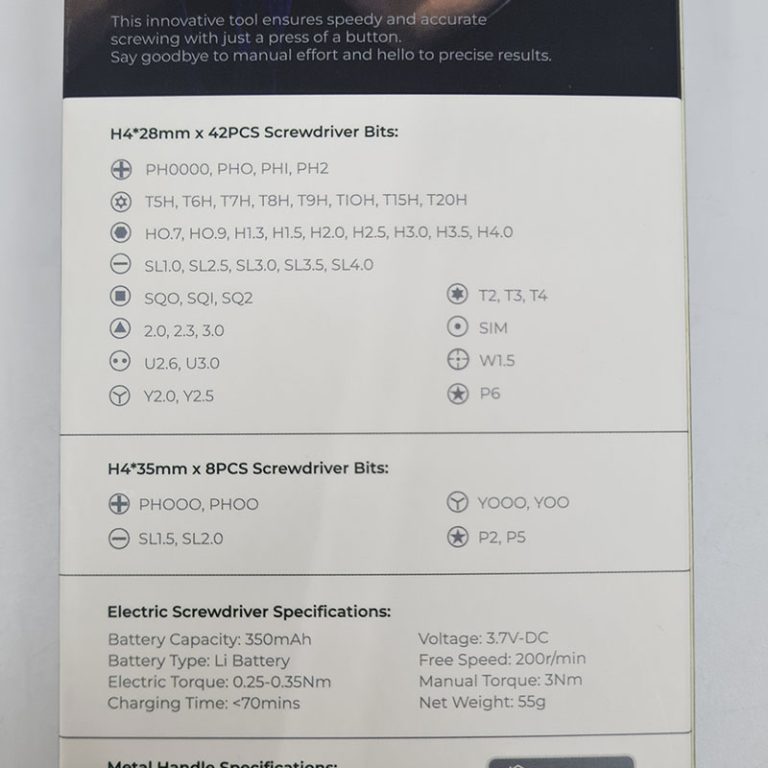 پیچ گوشتی شارژی گرین لاین مدل GN58IN1ELSD مجموعه 58 عددی