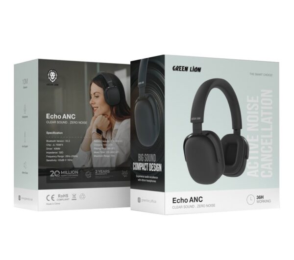هدفون بی سیم گرین لاین مدل Echo ANC