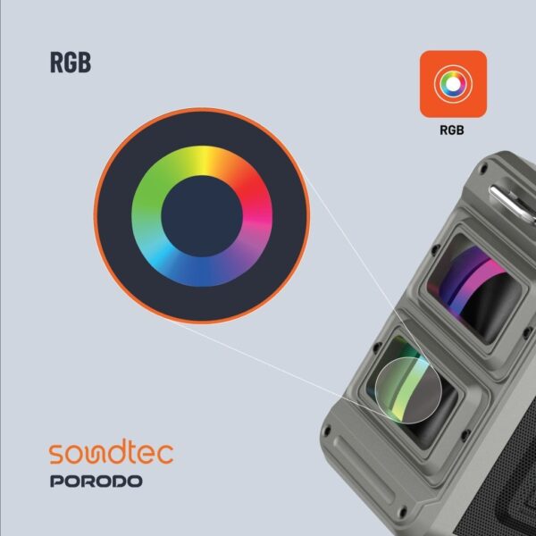 اسپیکر قابل حمل پورودو مدل PD-STPS100 444750 surge