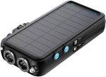 پاوربانک خورشیدی و اسپیکر بلوتوث پاورولوژی مدل Powerology 16000mAh Solar PP049 توان 20W 558577 - Image 2