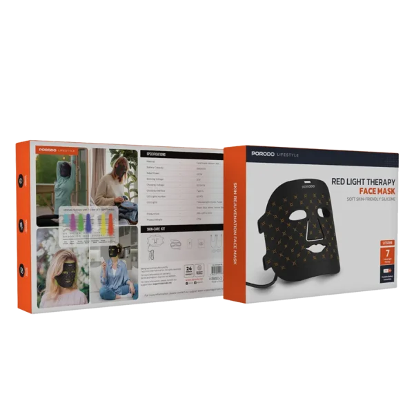 ماسک نور درمانی صورت پورودو |449083 Porodo Red Light Therapy Face Mask