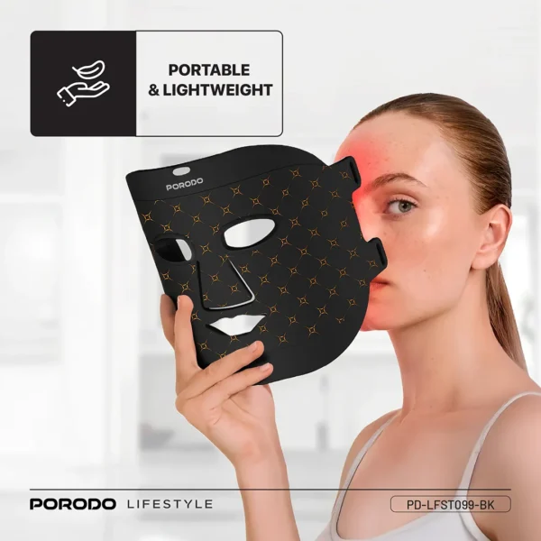 ماسک نور درمانی صورت پورودو |449083 Porodo Red Light Therapy Face Mask