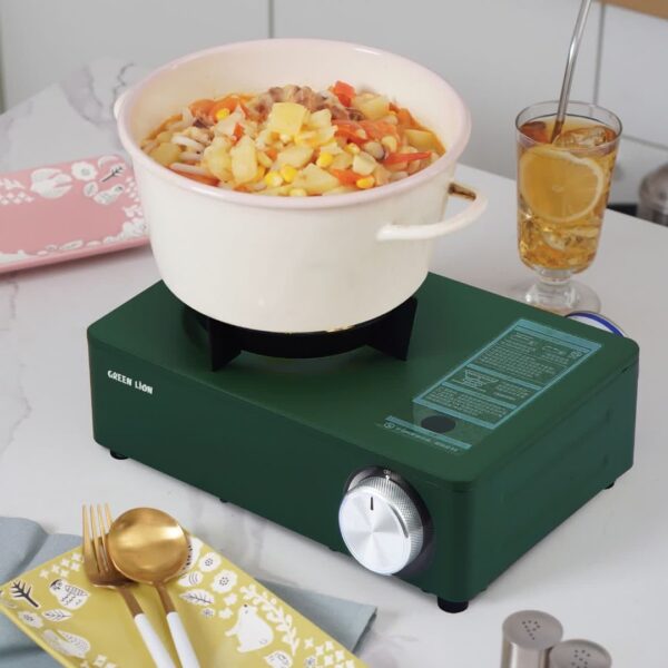 اجاق گاز 3 شعله گرین لاین 3 burner mini cassette stove