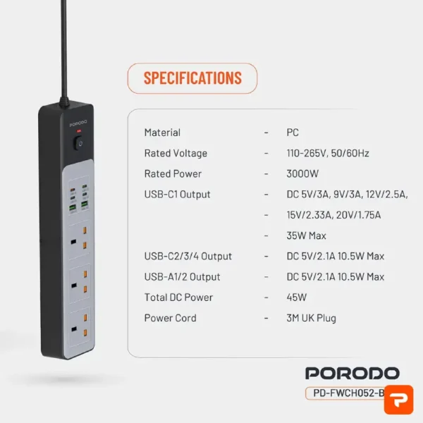 چندراهی برق هوشمند پرودو مدل PD-FWCH052