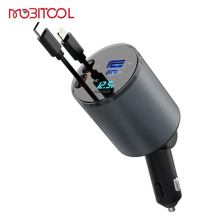 شارژر فندکی فست شارژ 50 وات گرین لاین Green Lion 4 in 1 Car Charger184760