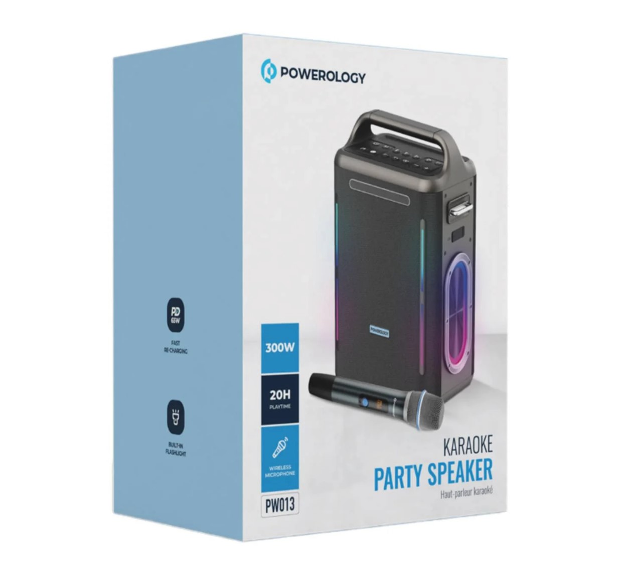3_اسپیکر-بلوتوثی-پاورولوژی-مدل-Karaoke-PW013 اسپیکر بلوتوثی پاورولوژی Powerology Karaoke Party Speaker PWLAU 013 558867 - Image 1