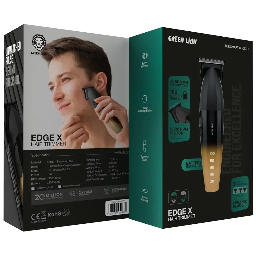 Green Lion Edge X Hair Trimmer ریش تراش گرین لاین950800 - Image 1