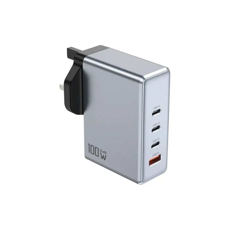 شارژر گرین لاین مدل GNGAN100WUKGY GaN Premium Wall Charger 100W 125315