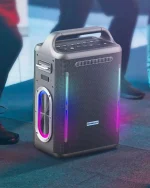 اسپیکر بلوتوثی پاورولوژی Powerology Karaoke Party Speaker PWLAU 013 558867 - Image 2