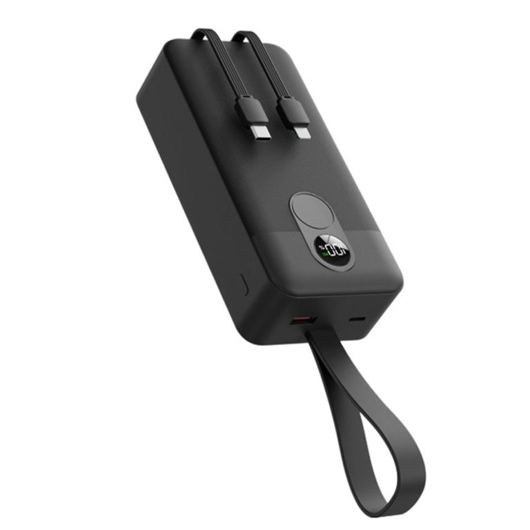 پاوربانک 30 هزار کابل متصل پورودو Porodo 30000mAh Power Bank with Integrated Cables PD-PBFCH059 446952