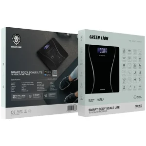 ترازو هوشمند گرین لاینGNSBSCLLTEBKGreen Lion Smart Body Scale Lite 000884