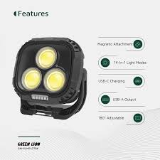 چراغ جیبی گرین لاین مدل Hyper Lume ا Green Lion Hyper Lume Working Light 979542