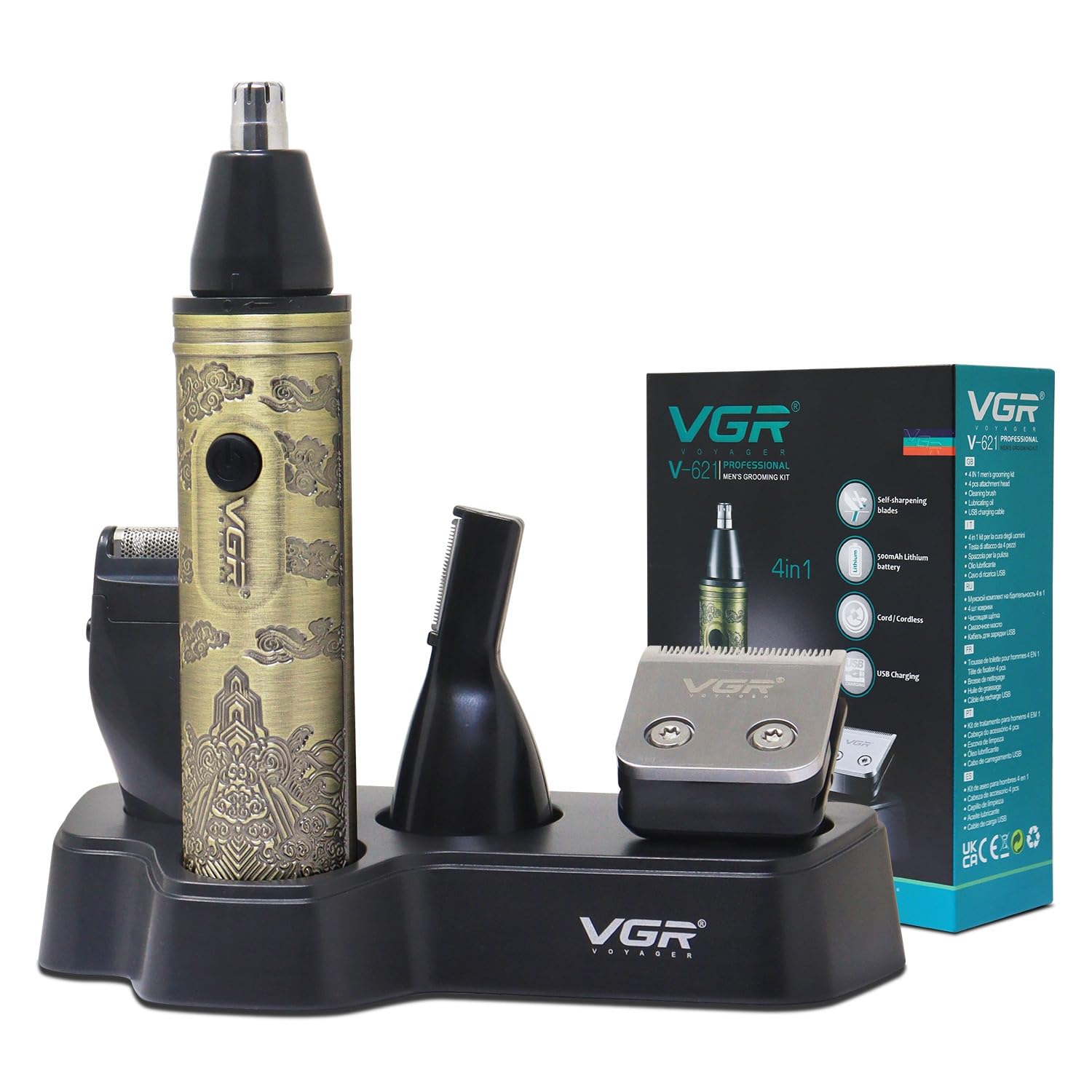 lotra-vgr-v-621-4 ماشین اصلاح 4 کاره وی جی آر VGR مدل V-621 - Image 1