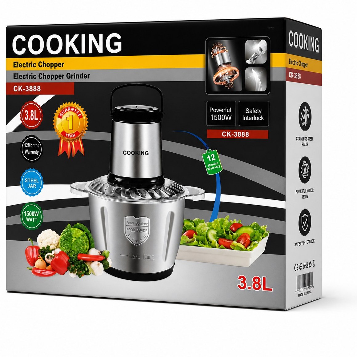 2vBenWh0-p15q31u (1) خردکن کوکینگ 3.8لیتر 3888 - Image 1