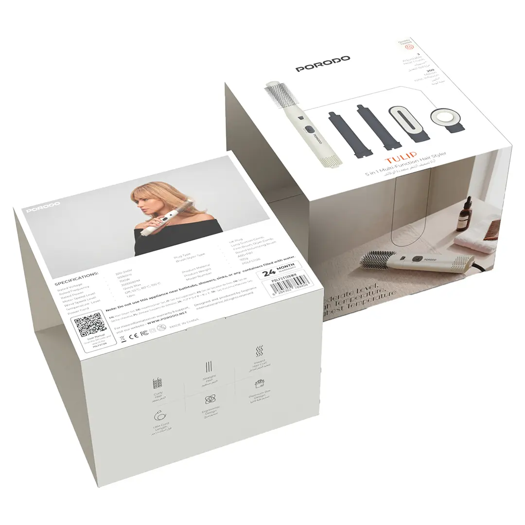 Porodo TULIP 5-in-1 Hot Air Hair Styler (PDLFST126WH) سشوار 5 کاره تولیپ پورودو 789380 - Image 1
